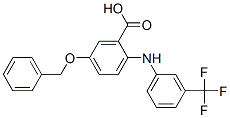 Benzoic  acid,  5-(phenylmethoxy)-2-[[3-(trifluoromethyl)phenyl]amino]- CAS#: 39062-65-2
