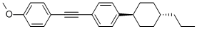 Benzol, 1-[(4-methoxyphynyl)ethinyl]-, 4-4-propylcyclohexyl)-, trans- CAS#: 116903-47-0