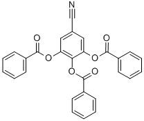 Benzonitrile, 3,4,5-tris(benzoyloxy)- CAS#: 150443-15-5