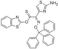 (Benzothiazol-2-yl)-(Z)-2-trityloxyimino-2-(2-aminothiazole-4-yl)-thioacetate CAS#: 143183-03-3