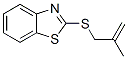 Benzothiazole, 2-[(2-methyl-2-propenyl)thio]- (9CI) CAS#: 133158-13-1