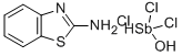 Benzothiazole, 2-amino-, mono(trichlorohydroxyantimonate(1-)) CAS#: 33011-54-0