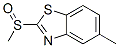 Benzothiazole, 5-methyl-2-(methylsulfinyl)- (7CI,8CI) CAS#: 3779-12-2