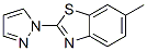 Benzothiazole, 6-methyl-2-(1H-pyrazol-1-yl)- (9CI) CAS#: 122500-88-3