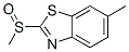 Benzothiazole, 6-methyl-2-(methylsulfinyl)- (7CI,8CI) CAS#: 3507-51-5