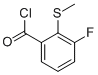 Benzoyl chloride, 3-fluoro-2-(methylthio)- (9CI) CAS#: 147460-54-6