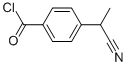 Benzoyl chloride, 4-(1-cyanoethyl)- (9CI) CAS#: 131048-66-3