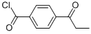 Benzoyl chloride, 4-(1-oxopropyl)- (9CI) CAS#: 153929-32-9