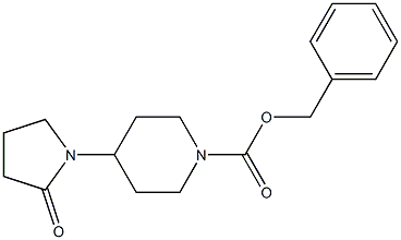 Benzyl 4-(2-oxopyrrolidin-1-yl)piperidine-1-carboxylate CAS#: 159874-22-3