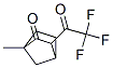 Bicyclo[2.2.1]heptan-2-one, 1-methyl-3-(trifluoroacetyl)- (9CI) CAS#: 143874-05-9
