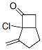 Bicyclo[3.2.0]heptan-6-one,  5-chloro-4-methylene- CAS#: 124809-40-1