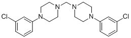 Bis-(m-chlorophenylpiperazino)-methane CAS#: 30534-29-3
