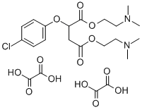Bis(2-(dimethylamino)ethyl) (4-chlorophenoxy)butanedioate ethanedioate (1:2) CAS#: 129320-22-5