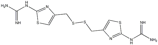 Bis[(2-guanidino-4-thiazolyl)methyl]disulfide CAS#: 129083-44-9