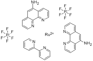 Bis(2,2'-bipyridine)-(5-aminophenanthroline)ruthenium bis(hexafluorophosphate) CAS#: 146441-73-8