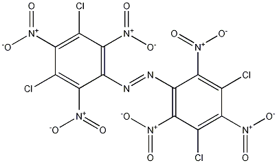 Bis(3,5-dichloro-2,4,6-trinitrophenyl)-diazene CAS#: 116763-58-7