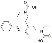 Bis(N-ethylcarbamic acid)[(1-oxo-3-phenyl-2-propenyl)imino]bis(2,1-ethanediyl) ester CAS#: 30687-23-1
