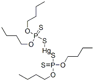 Bis(dibutoxyphosphinothioylthio)mercury(II) CAS#: 30366-55-3