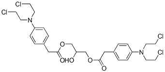 Bis[p-[bis(2-chloroethyl)amino]phenylacetic acid]2-hydroxy-1,3-propanediyl ester CAS#: 38358-06-4