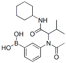 Boronic acid, [3-[acetyl[1-[(cyclohexylamino)carbonyl]-2-methylpropyl]amino]phenyl]- (9CI) CAS#: 397843-90-2