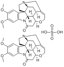 Brucine sulfate. CAS#: 38741-38-7