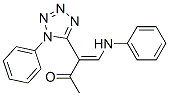 But-3-en-2-one, 4-phenylamino-3-(1-phenyl-5-tetrazolyl)- CAS#: 140215-50-5