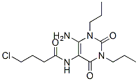 Butanamide,  N-(6-amino-1,2,3,4-tetrahydro-2,4-dioxo-1,3-dipropyl-5-pyrimidinyl)-4-chloro- CAS#: 155930-17-9
