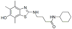 Butanamide,  N-cyclohexyl-4-[(6-hydroxy-4,5,7-trimethyl-2-benzothiazolyl)amino]- CAS#: 120164-98-9