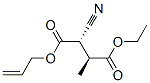 Butanedioic acid, 2-cyano-3-methyl-, 4-ethyl 1-(2-propenyl) ester, [S-(R*,R*)]- (9CI) CAS#: 167778-93-0
