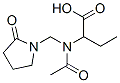 Butanoic  acid,  2-[acetyl[(2-oxo-1-pyrrolidinyl)methyl]amino]- CAS#: 297761-73-0