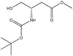 Butanoic acid, 3-[[(1,1-diMethylethoxy)carbonyl]aMino]-4-hydroxy-, Methyl ester, (3S)- CAS#: 136703-59-8