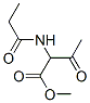 Butanoic  acid,  3-oxo-2-[(1-oxopropyl)amino]-,  methyl  ester CAS#: 136682-44-5