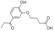 Butanoic acid, 4-(2-hydroxy-5-(1-oxopropyl)phenoxy)- CAS#: 137150-48-2