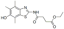 Butanoic  acid,  4-[(6-hydroxy-4,5,7-trimethyl-2-benzothiazolyl)amino]-4-oxo-,  ethyl  ester CAS#: 120164-76-3