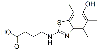Butanoic  acid,  4-[(6-hydroxy-4,5,7-trimethyl-2-benzothiazolyl)amino]- CAS#: 120164-96-7
