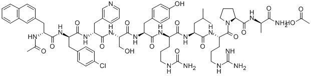 CETRORELIX CAS#: 145672-81-7