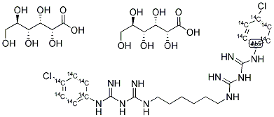 CHLORHEXIDINE-RING-UL-14C DIGLUCONATE CAS#: 118897-02-2