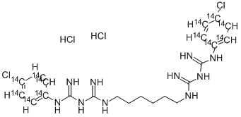 CHLORHEXIDINE-RING-UL-14C DIHYDROCHLORIDE CAS#: 118897-03-3
