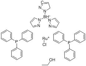 CHLORO(HYDROTRIS(PYRAZOL-1-YL)BORATO)BIS(TRIPHENYLPHOSPHINE)RUTHENIUM(II) ETHANOL ADDUCT CAS#: 141686-21-7