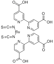 CIS-BIS(ISOTHIOCYANATO)BIS(2,2-BIPYRIDYL-4,4-DICARBOXYLATO)-RUTHENIUM(II) CAS#: 141460-19-7