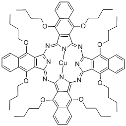 COPPER(II) 5,9,14,18,23,27,32,36-OCTABUTOXY-2,3-NAPHTHALOCYANINE CAS#: 155773-67-4