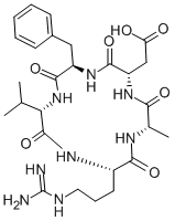 CYCLO(-ARG-ALA-ASP-D-PHE-VAL) CAS#: 137813-36-6