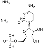 CYTIDINE-2-14C 5'-MONOPHOSPHATE AMMONIUM SALT CAS#: 130150-79-7