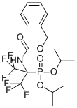 Carbamic acid, (1-(bis(1-methylethoxy)phosphinyl)-2,2,2-trifluoro-1-(t rifluoromethyl)ethyl)-,phenylmethyl ester CAS#: 145430-04-2