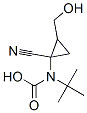 Carbamic acid, [1-cyano-2-(hydroxymethyl)cyclopropyl]-, 1,1-dimethylethyl CAS#: 143169-48-6