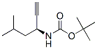 Carbamic acid, (1-ethynyl-3-methylbutyl)-, 1,1-dimethylethyl ester, (S)- (9CI) CAS#: 143327-83-7
