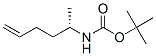 Carbamic acid, [(1S)-1-methyl-4-pentenyl]-, 1,1-dimethylethyl ester (9CI) CAS#: 363599-41-1