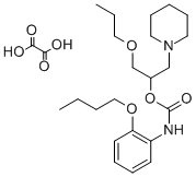 Carbamic acid, (2-butoxyphenyl)-, 1-(1-piperidinylmethyl)-2-propoxymet hyl ester, ethanedioate (1:1) CAS#: 143503-35-9