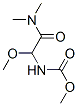 Carbamic  acid,  [2-(dimethylamino)-1-methoxy-2-oxoethyl]-,  methyl  ester  (9CI) CAS#: 143995-57-7