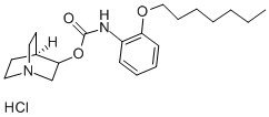 Carbamic acid, (2-(heptyloxy)phenyl)-, 1-azabicyclo(2.2.2)oct-3-yl est er, monohydrochloride CAS#: 151643-51-5